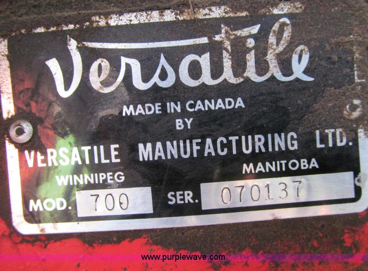 image for item A8331 1972 Versatile 700 tractor