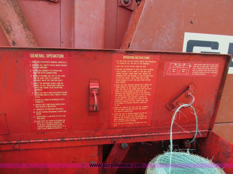 image for item C2268 Gehl 1500 round baler