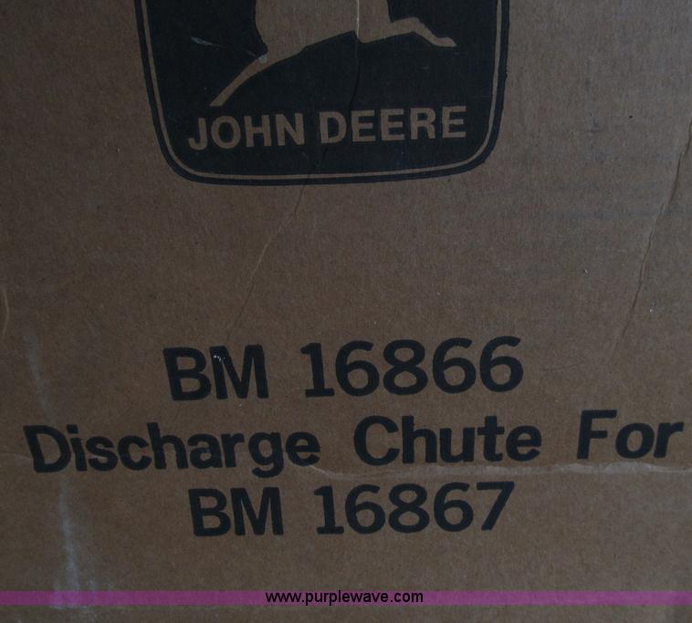image for item C3502 John Deere riding mower discharge chute