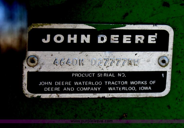 image for item D5177 1982 John Deere 4640 tractor