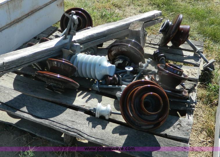 image for item M9757 Assorted large power insulators