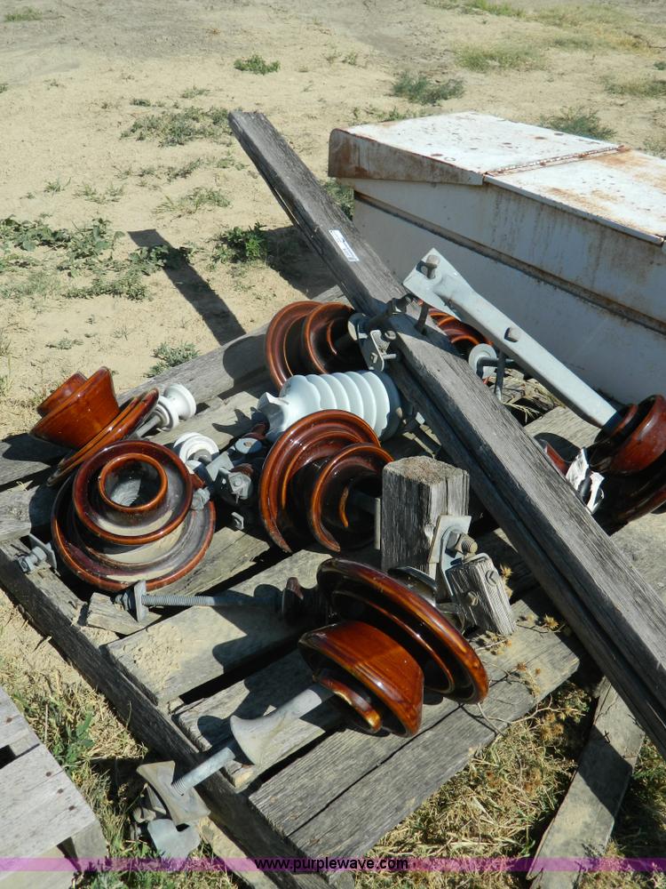 image for item M9757 Assorted large power insulators