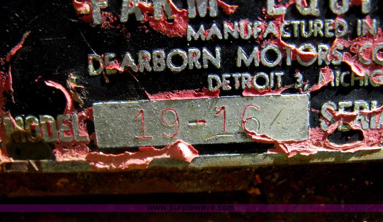 image for item A6455 Danuser three point grader blade