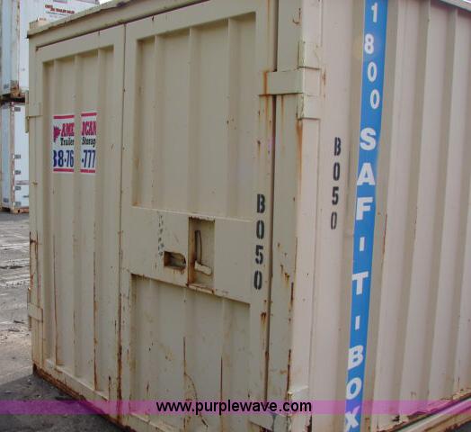 image for item B1346 1998 Saf-T-Box 40' steel storage container