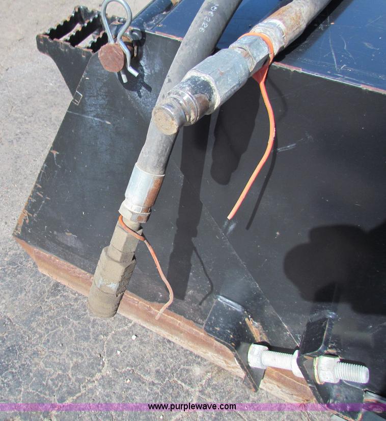 image for item B7279 Caterpillar BU118 street sweeper skid steer attachment