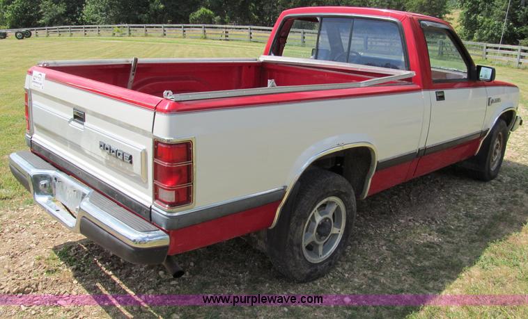 image for item C2267 1987 Dodge Dakota pickup truck