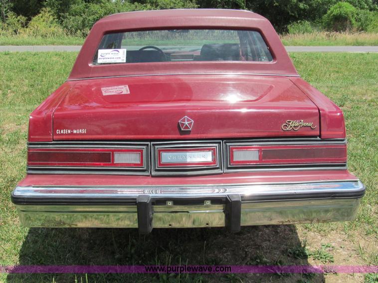 image for item C2283 1986 Chrysler Fifth Avenue
