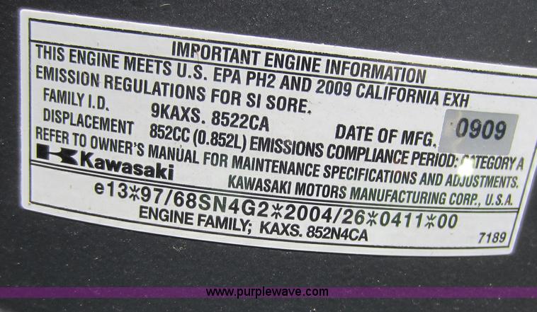 image for item D2023 2010 John Deere Z930A ZTR commercial lawn mower