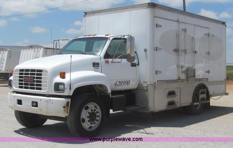 image for item F3005 1999 GMC C6500 refrigerated box truck