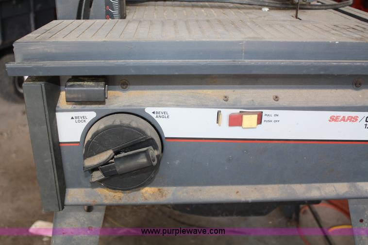 image for item K9780 Sears Craftsman 12" band saw