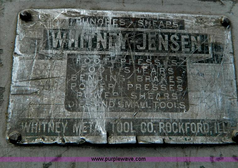 image for item M9831 Whitney-Jensen 10' sheet metal brake