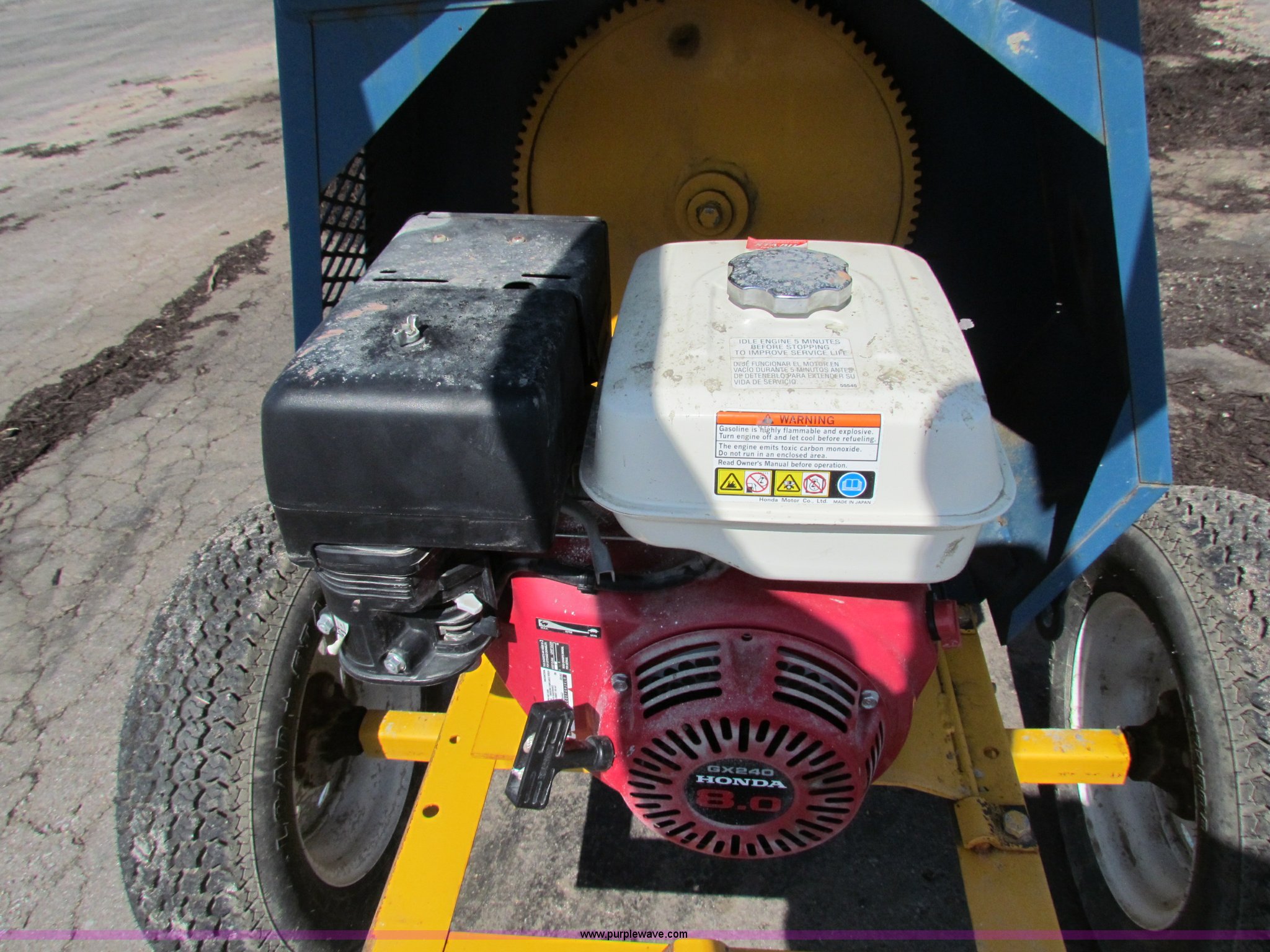 Stone 855PM gas powered cement mixer in Andover, KS Item B7282 sold