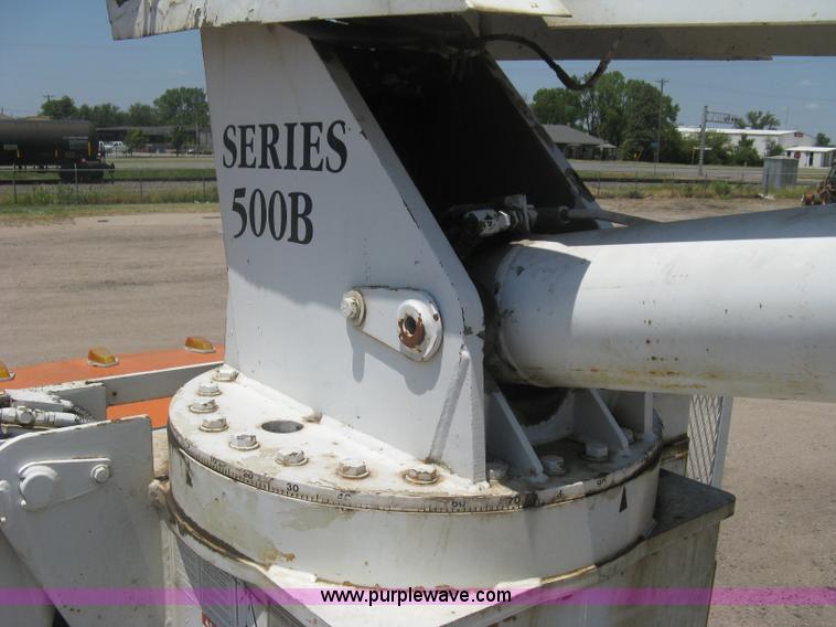 image for item A6428 1990 Ford F800 flatbed crane truck