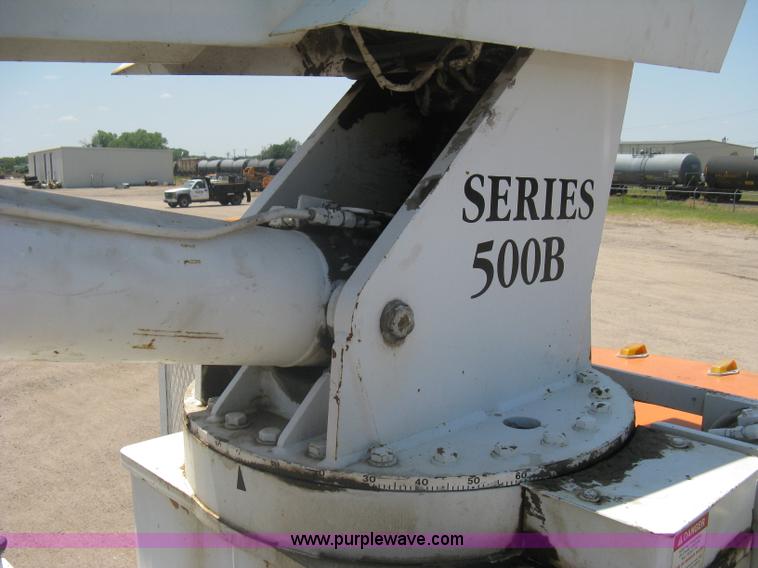 image for item A6428 1990 Ford F800 flatbed crane truck