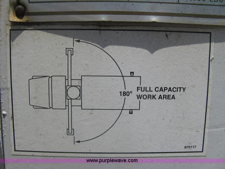 image for item A6428 1990 Ford F800 flatbed crane truck