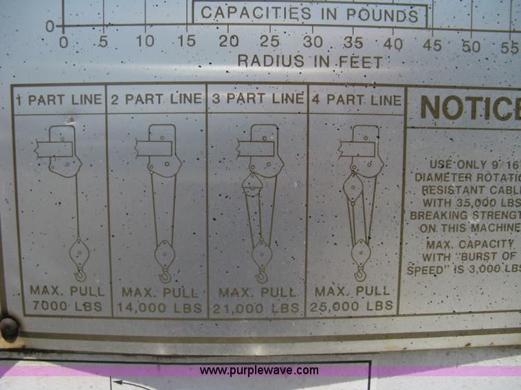 image for item A6428 1990 Ford F800 flatbed crane truck