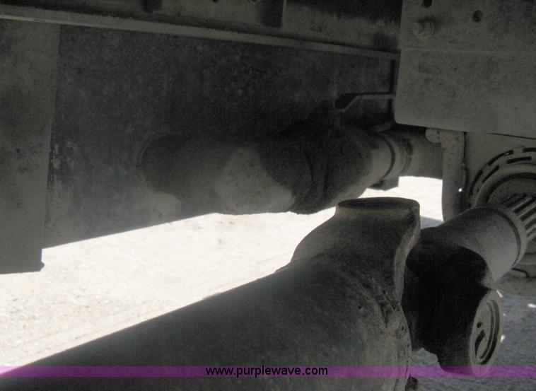 image for item A6428 1990 Ford F800 flatbed crane truck