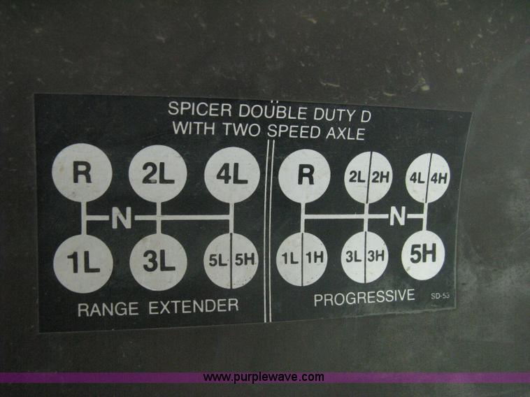 image for item A6429 1988 International S1700 flatbed dump truck