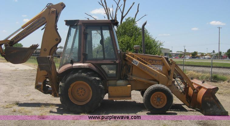 image for item A6430 1993 Case 580 Super K backhoe