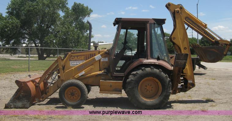 image for item A6430 1993 Case 580 Super K backhoe