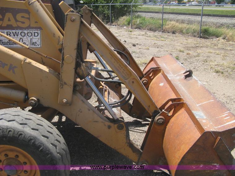 image for item A6430 1993 Case 580 Super K backhoe
