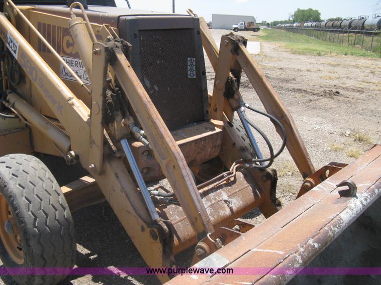 image for item A6430 1993 Case 580 Super K backhoe