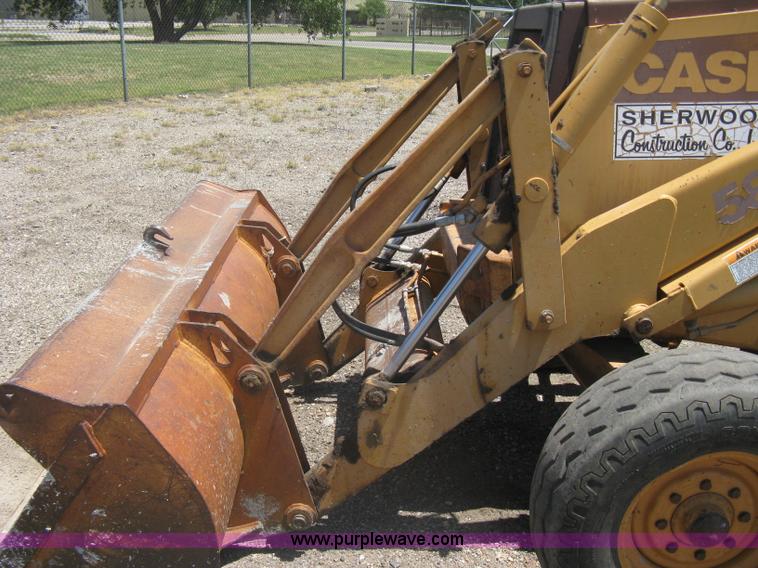 image for item A6430 1993 Case 580 Super K backhoe