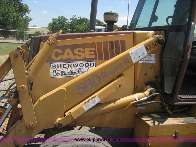 image for item A6430 1993 Case 580 Super K backhoe