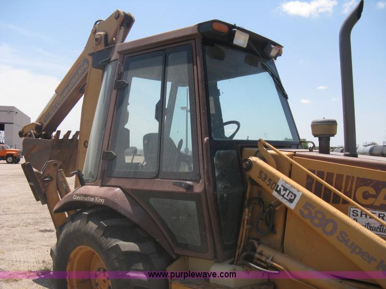 image for item A6430 1993 Case 580 Super K backhoe