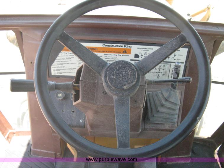 image for item A6430 1993 Case 580 Super K backhoe