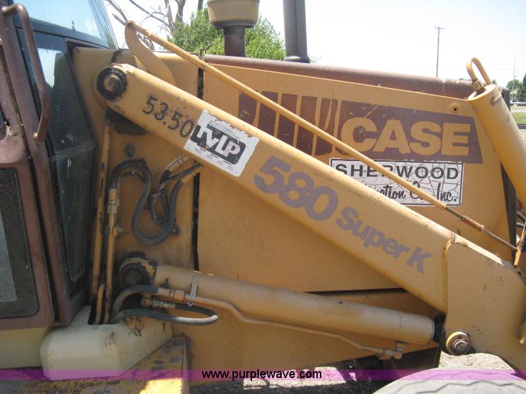 image for item A6430 1993 Case 580 Super K backhoe