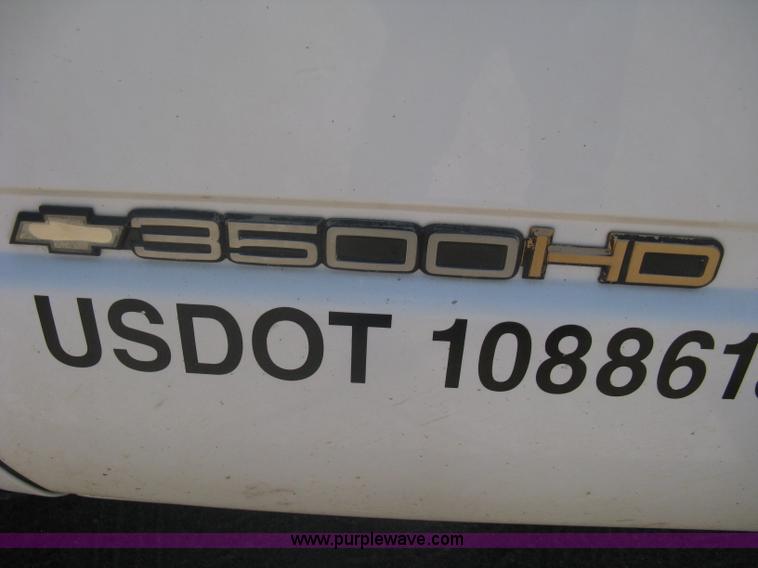 image for item A6431 1999 Chevrolet 3500 HD dump truck