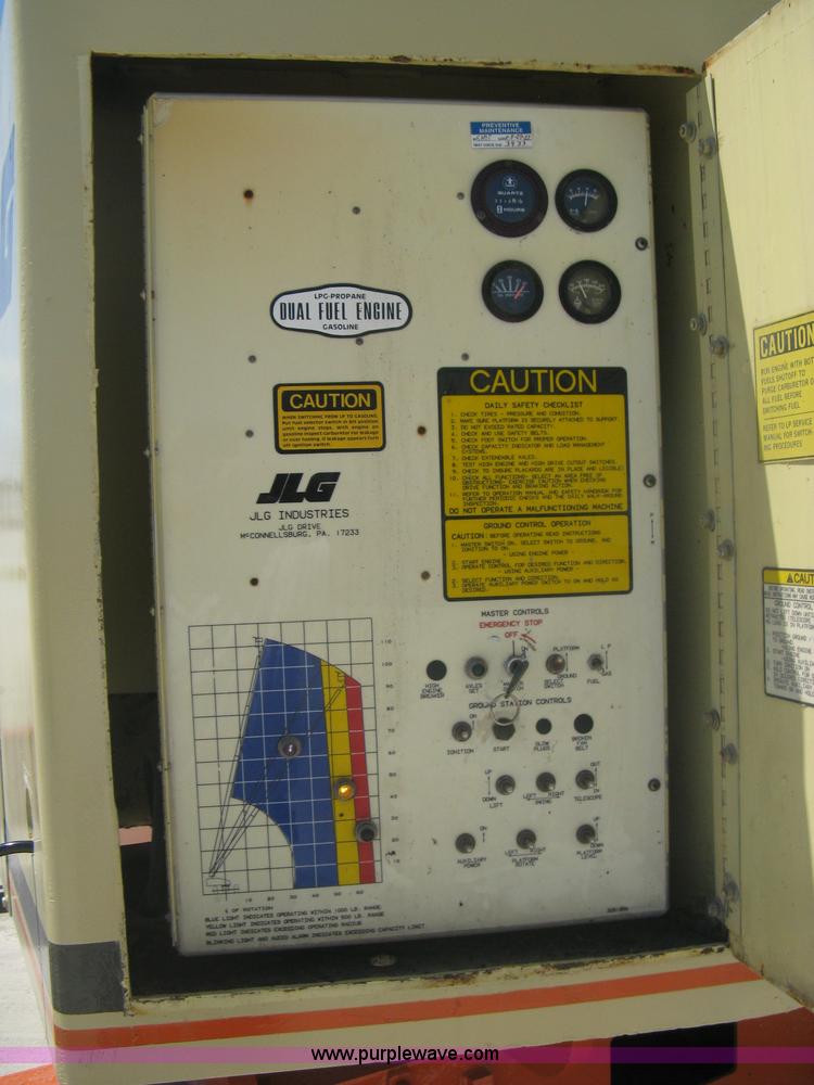 image for item A6433 1991 JLG 110HX boom lift