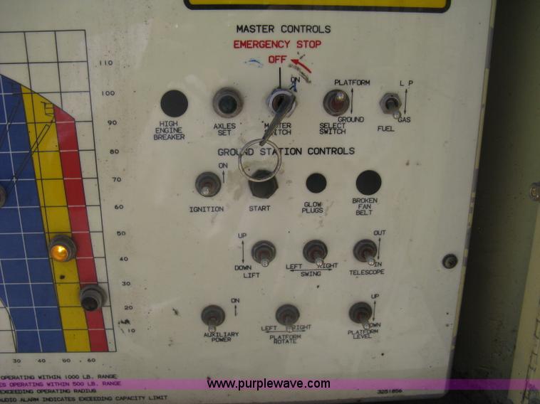 image for item A6433 1991 JLG 110HX boom lift