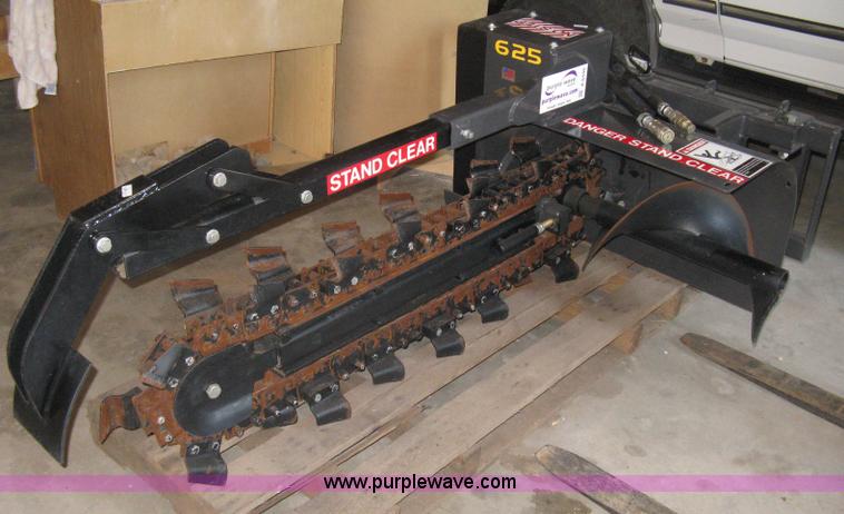 image for item A6440 Bradco 625 skid steer trencher attachment