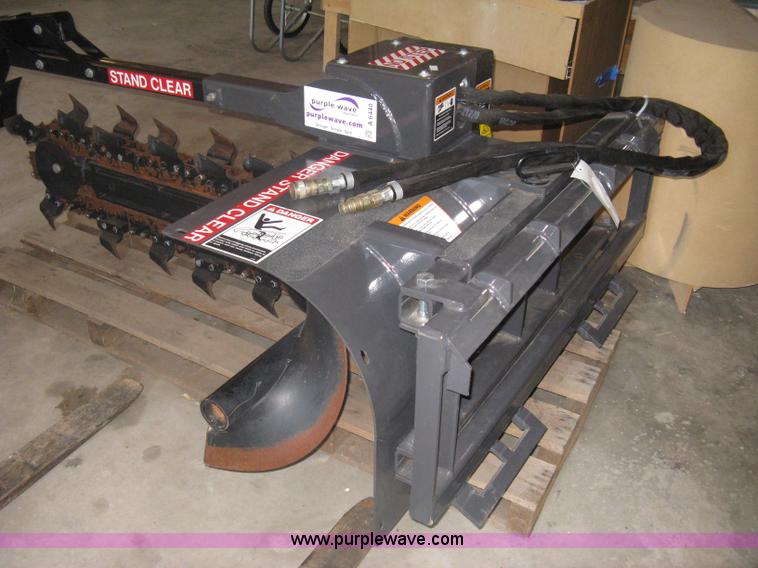 image for item A6440 Bradco 625 skid steer trencher attachment