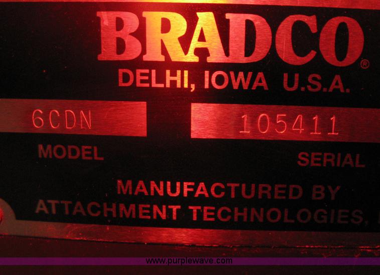 image for item A6440 Bradco 625 skid steer trencher attachment