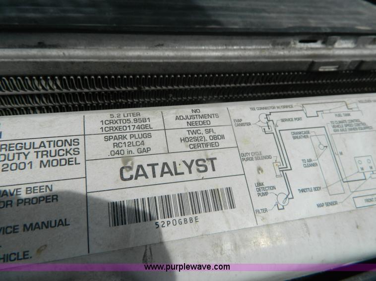 image for item B3755 2001 Dodge Ram 1500 pickup truck