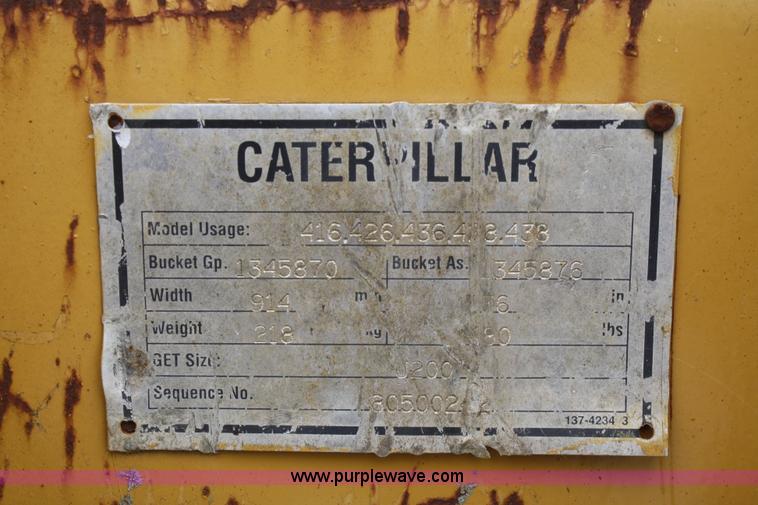 image for item B6708 Caterpillar 36" bucket