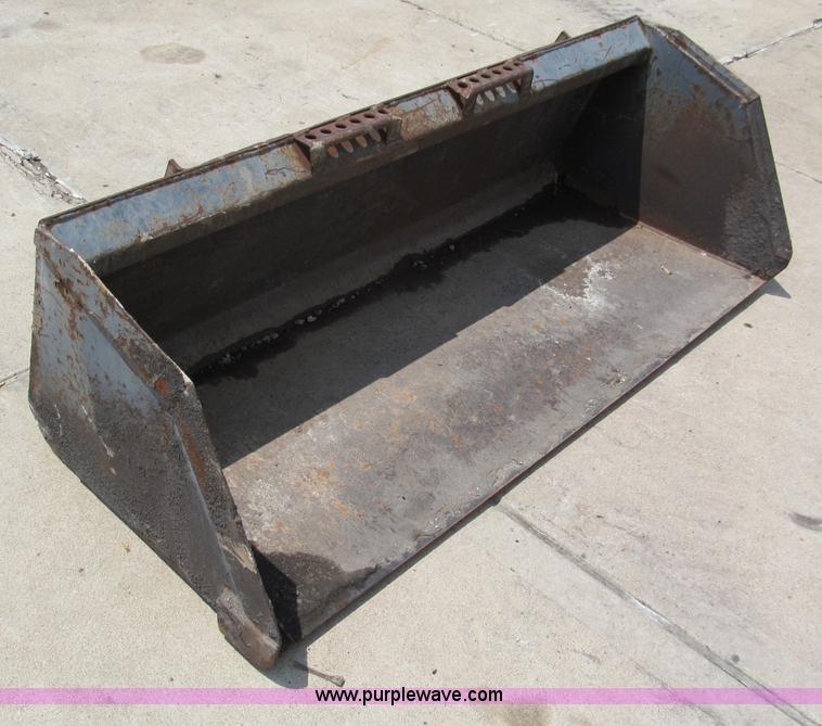 image for item C2229 68"W smooth skid steer bucket