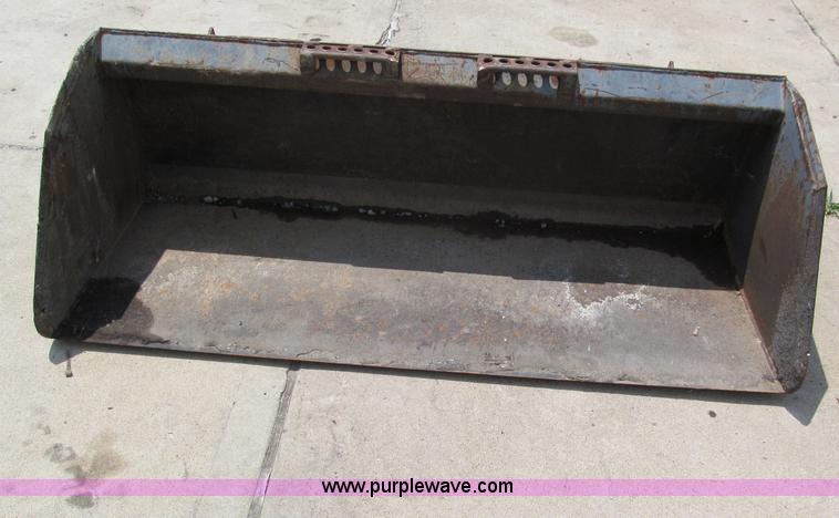 image for item C2229 68"W smooth skid steer bucket