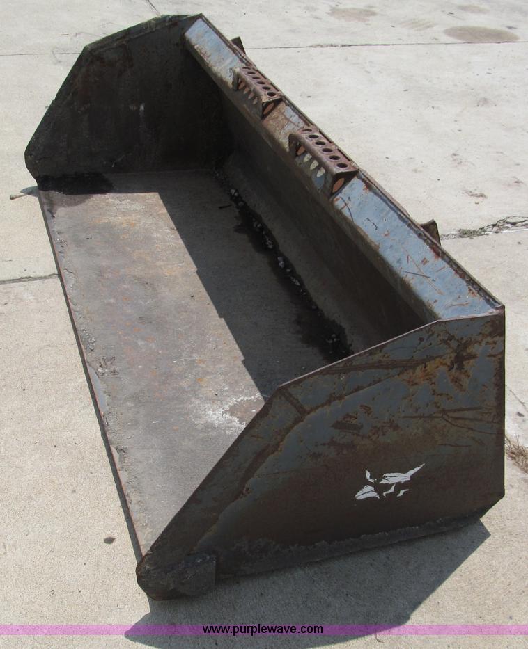 image for item C2229 68"W smooth skid steer bucket