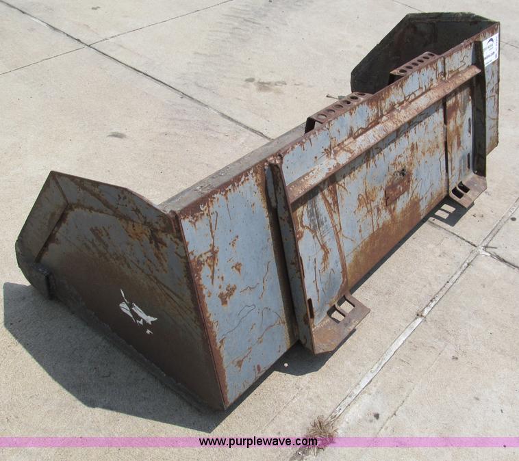 image for item C2229 68"W smooth skid steer bucket