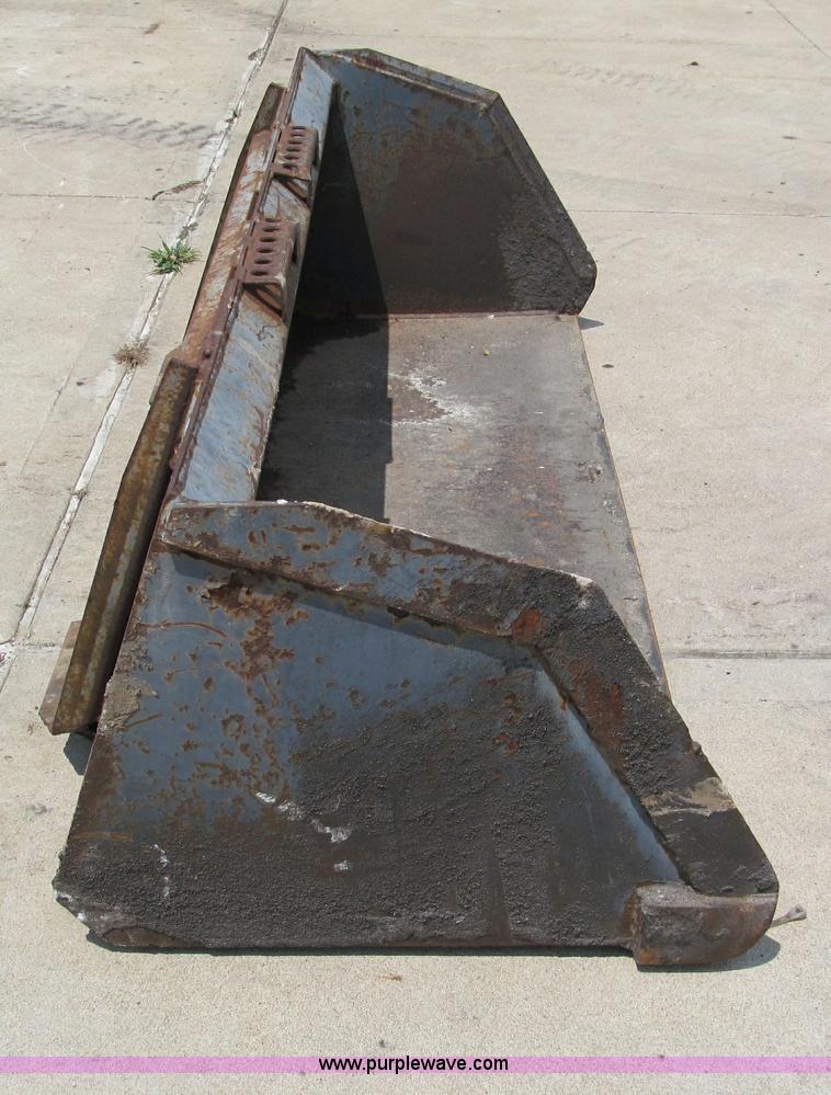 image for item C2229 68"W smooth skid steer bucket