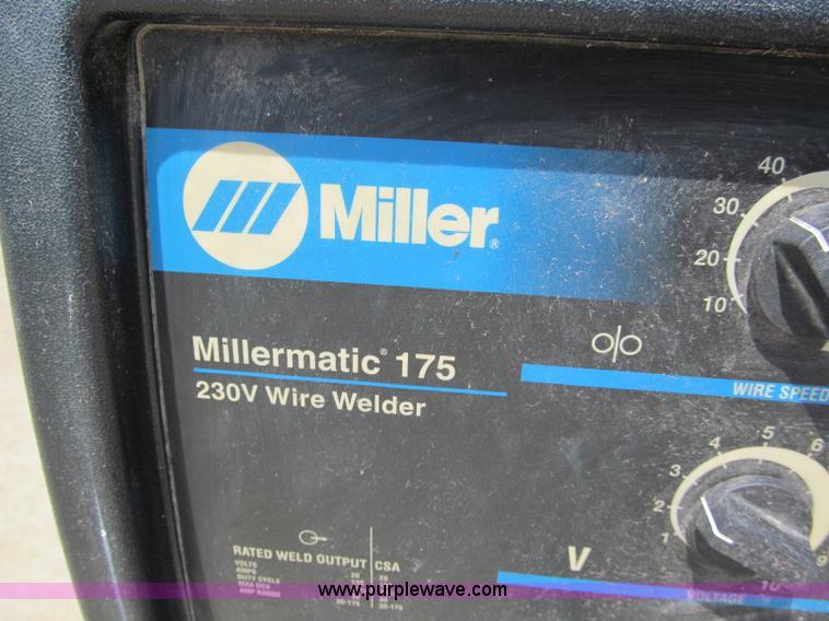image for item C2231 Miller Millermatic MIG welder with gas