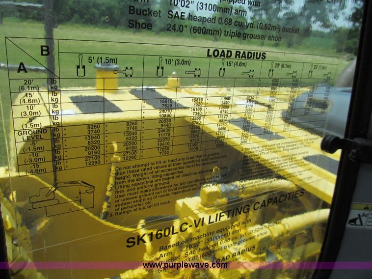 image for item C2233 2003 Kobelco SK160LC excavator