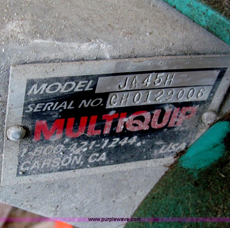 image for item C2234 Whiteman Multiquip power trowel