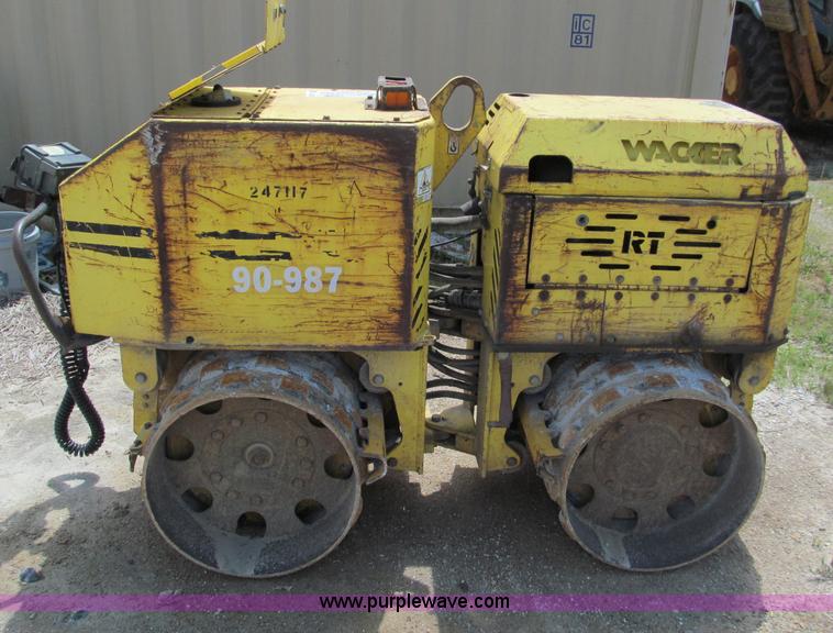 image for item C2251 Wacker RT walk behind articulating sheeps foot roller