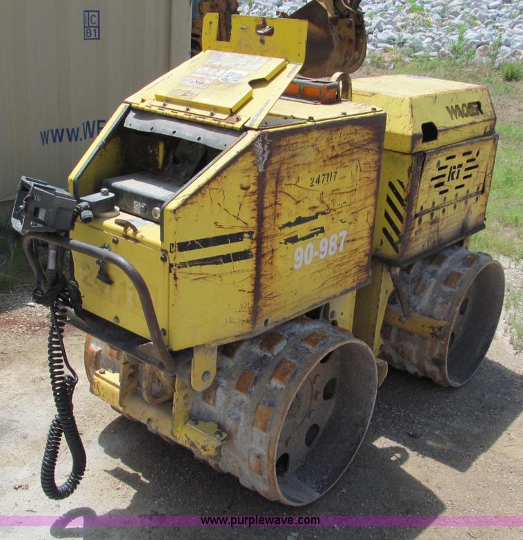 image for item C2251 Wacker RT walk behind articulating sheeps foot roller