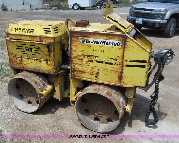 image for item C2251 Wacker RT walk behind articulating sheeps foot roller